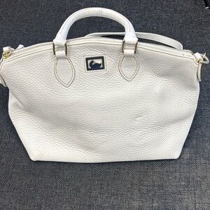 Dooney Bourke Dallas White Leather Handbag